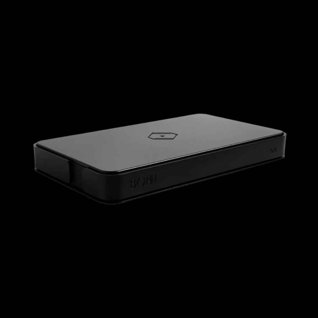 Front view of Silent Angel Bonn NX network switch, showing minimalist design