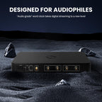 Black Genesis GX Word Clock designed for audiophiles; "audio grade" word clock takes digital streaming to a new level