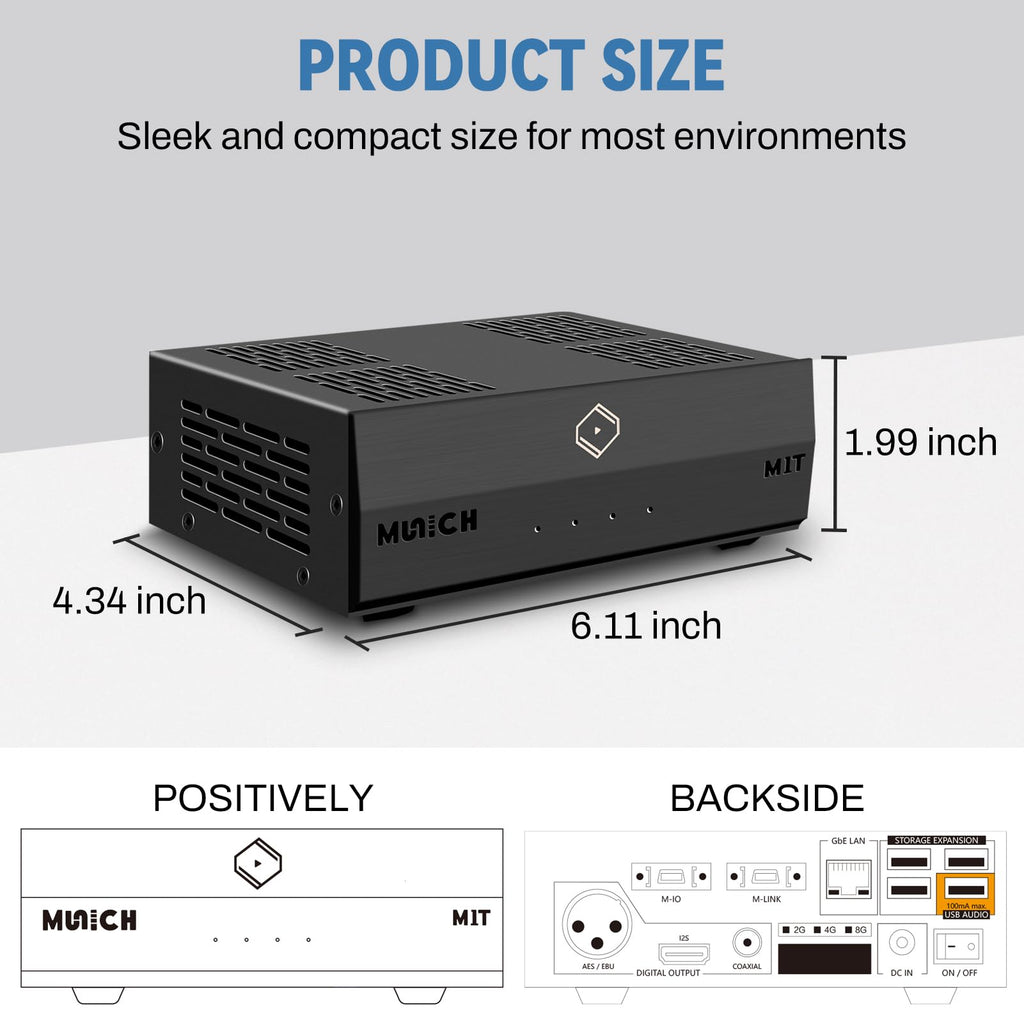 Munich M1t v2 Product Size