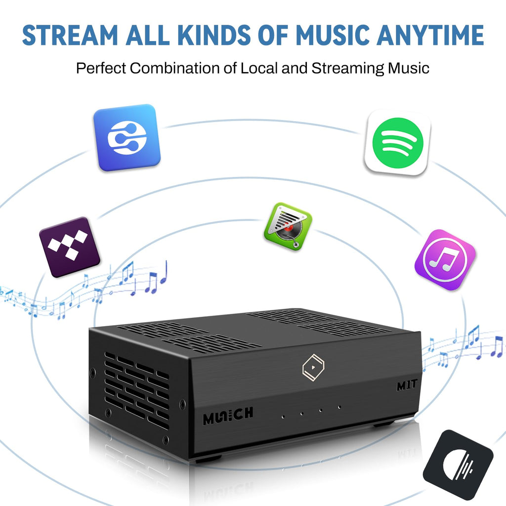 Munich M1tv2 audiophile-grade hifi streaming options