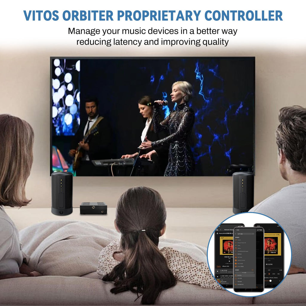 Control the Munich M1v2 audiophile-grade network streamer at the touch of your fingertips with the VitOS Orbiter app