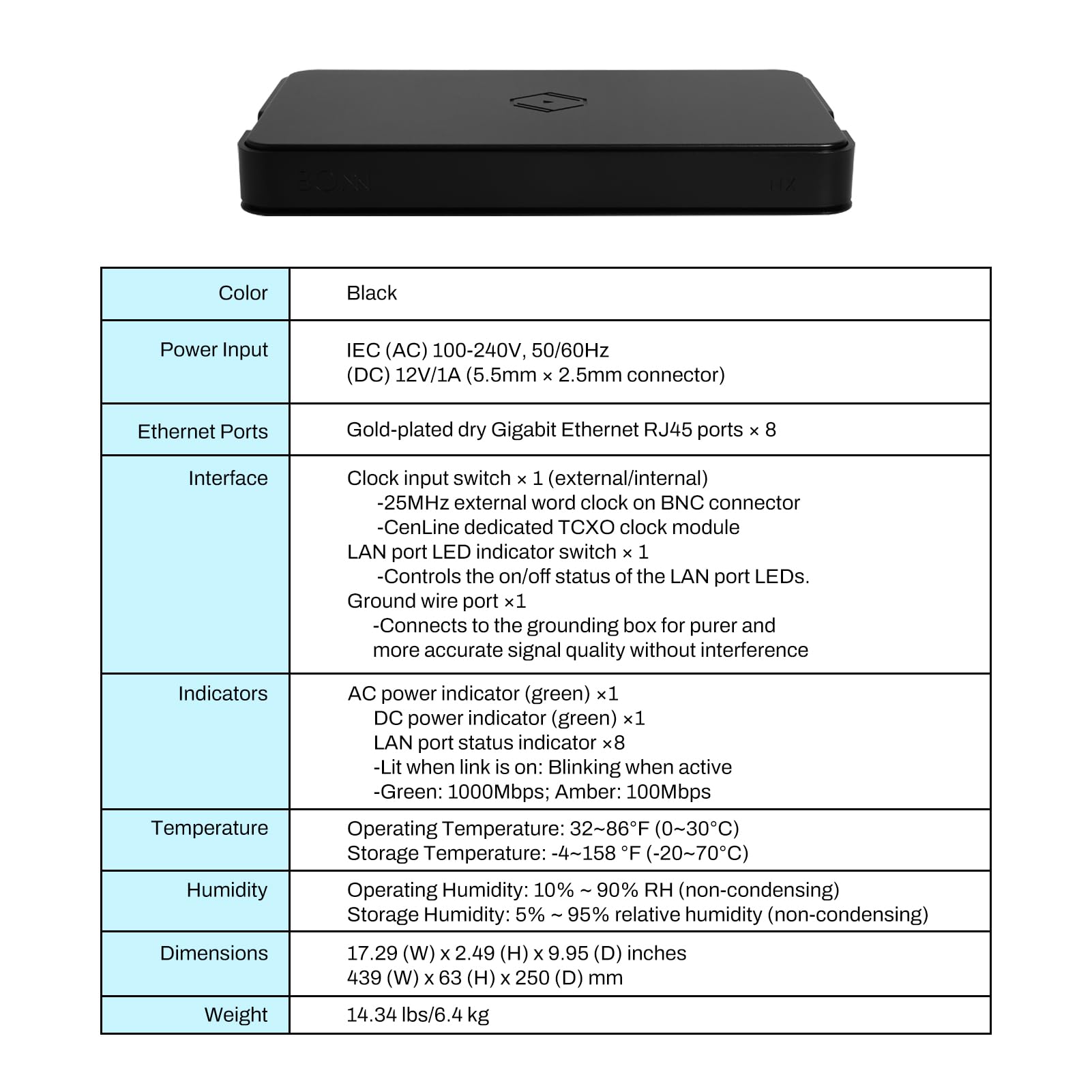 Bonn NX Network Switch